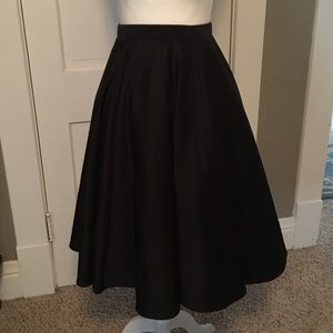 Black circle skirt